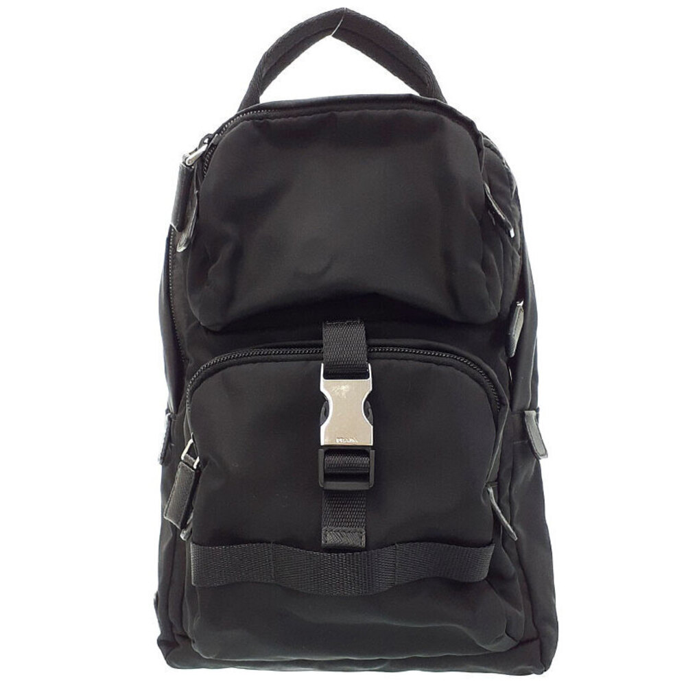 Prada Black Tessuto Montagna Sling Backpack